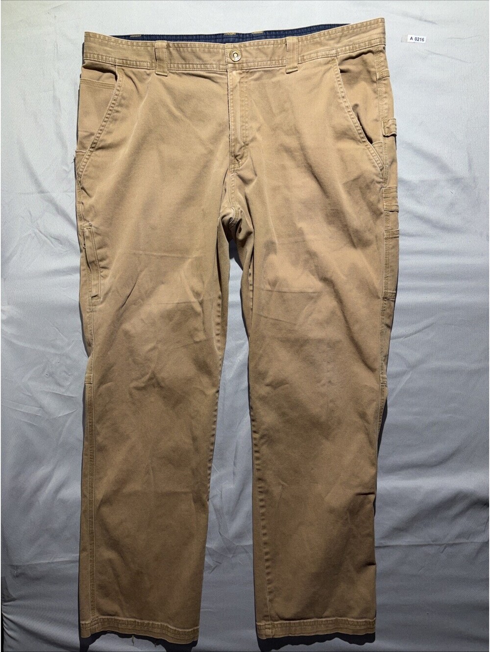 Columbia Omni Shade Cargo Pants Mens 38x32 Canvas Brown $50 MSRP (40x30)
